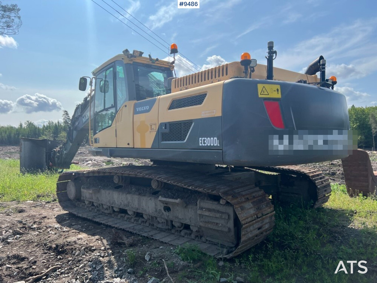 Beltegraver Excavator Volvo EC300DL- With excavator system and scale (See Video): bilde 15