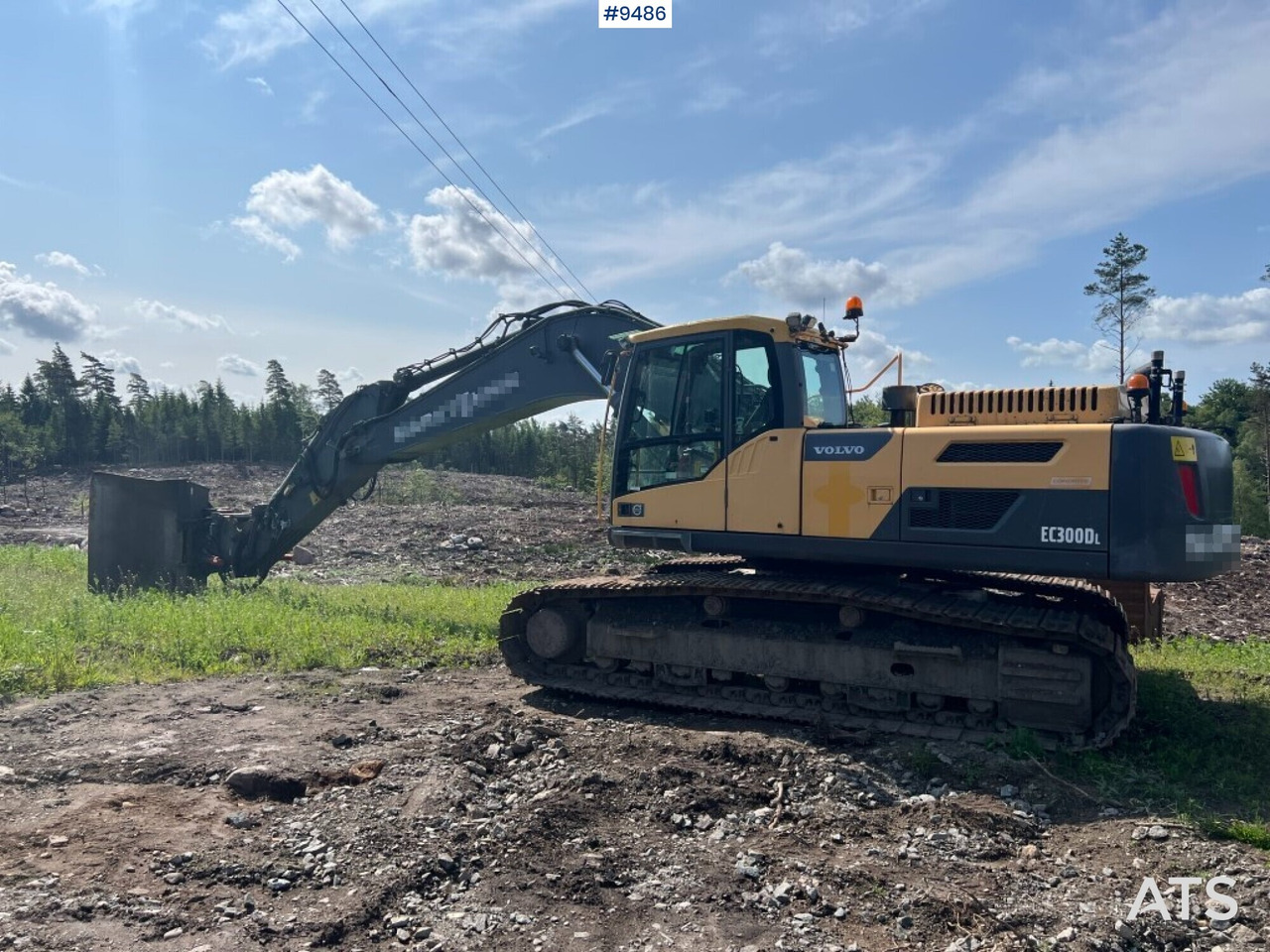Beltegraver Excavator Volvo EC300DL- With excavator system and scale (See Video): bilde 17