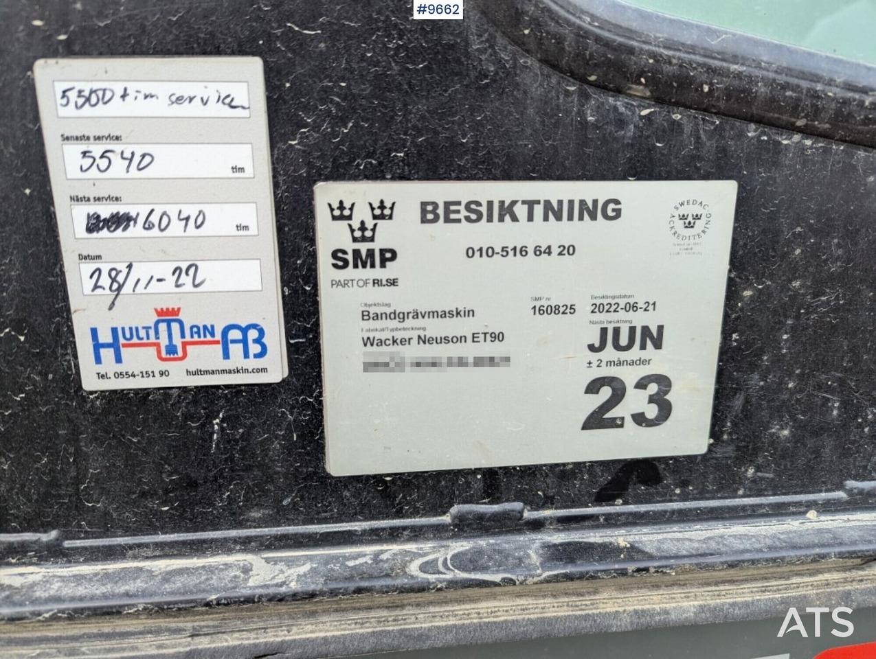 Beltegraver Excavator Wacker Neuson ET90, Tiltrotator, buckets (Video): bilde 18