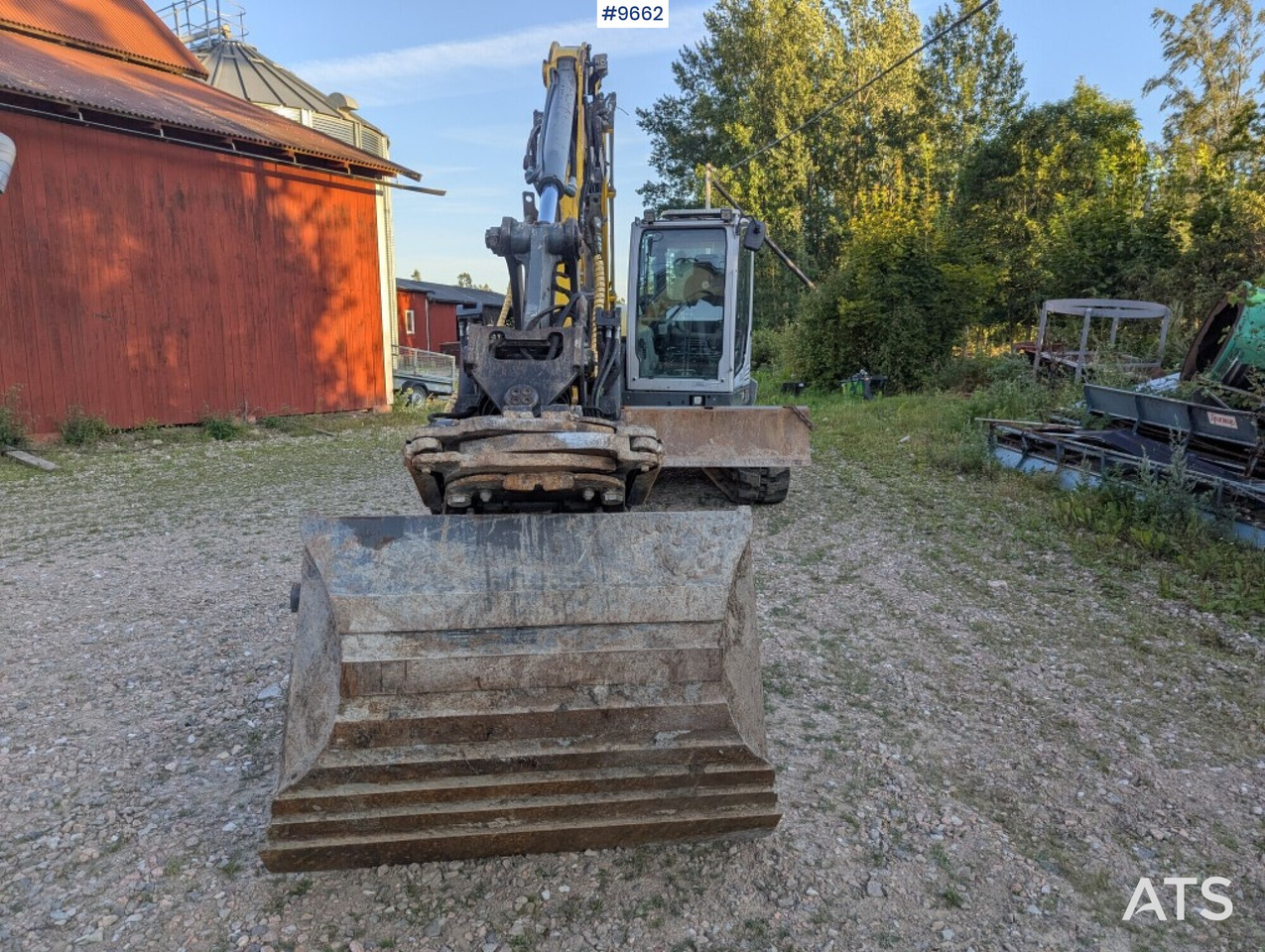 Beltegraver Excavator Wacker Neuson ET90, Tiltrotator, buckets (Video): bilde 8