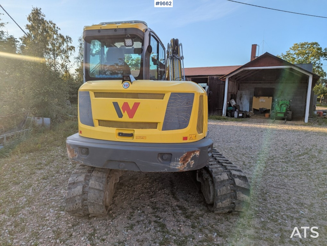 Beltegraver Excavator Wacker Neuson ET90, Tiltrotator, buckets (Video): bilde 6
