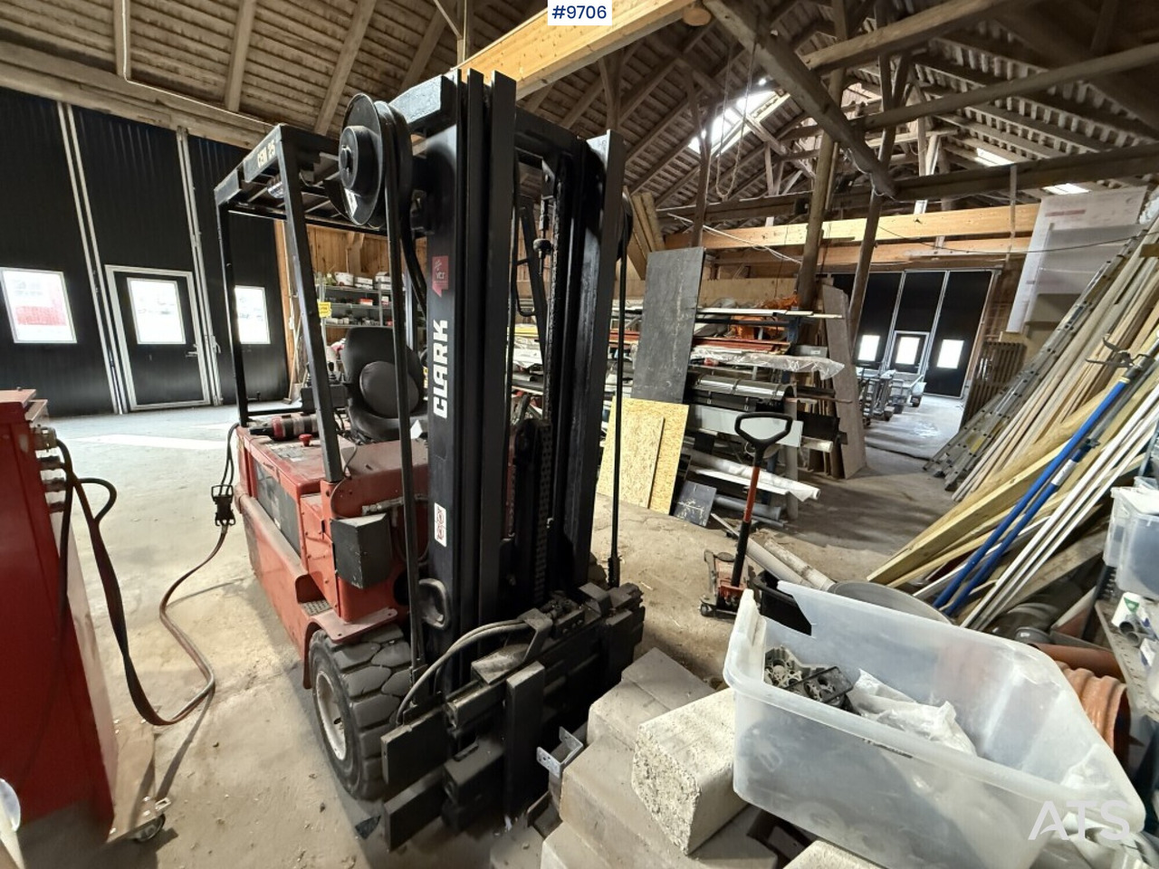 Forklift Clark CEM 25 - El-truck: bilde 5 Forklift Clark CEM 25 - El-truck: bilde 5