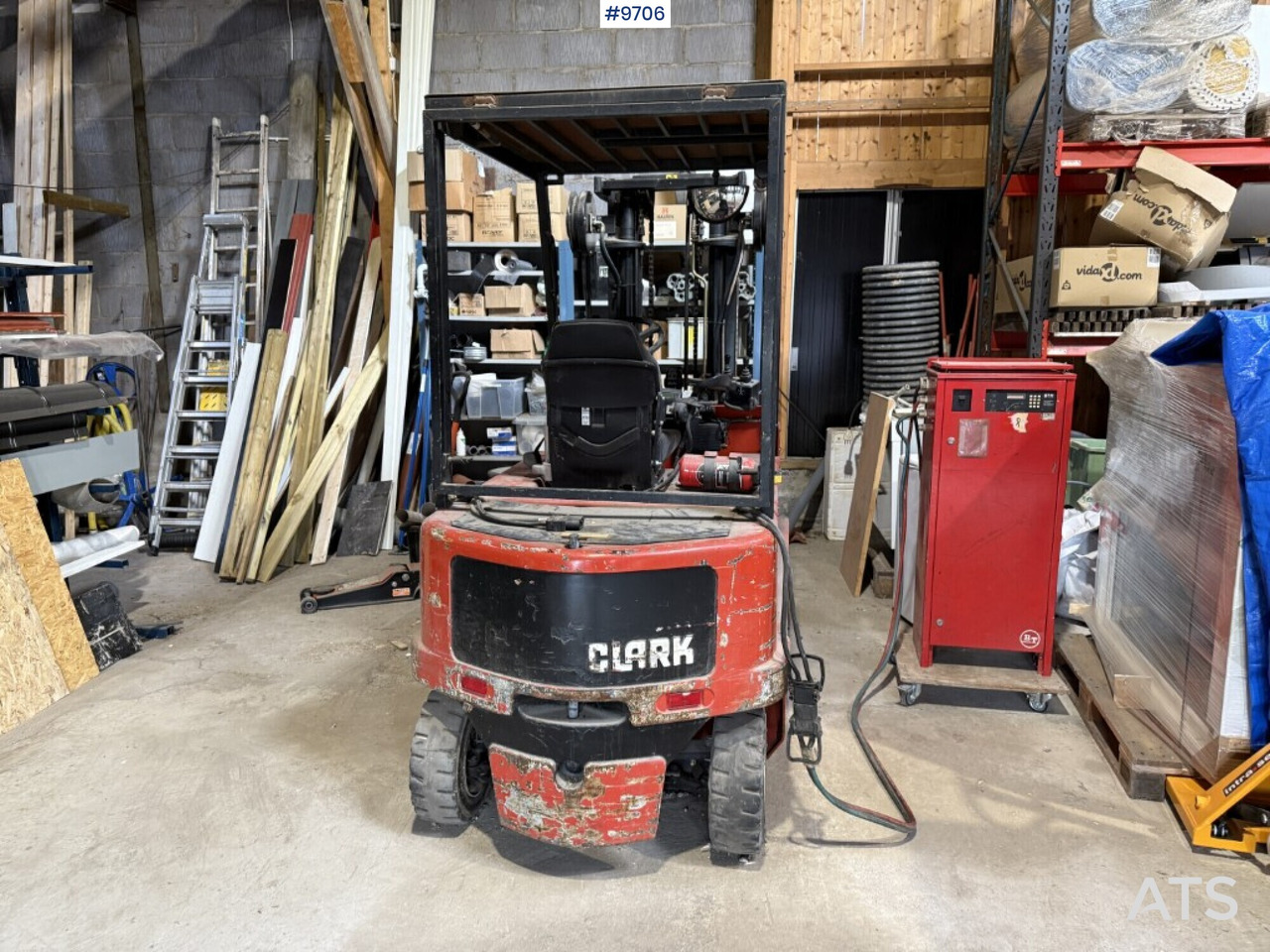 Forklift Clark CEM 25 - El-truck: bilde 3 Forklift Clark CEM 25 - El-truck: bilde 3