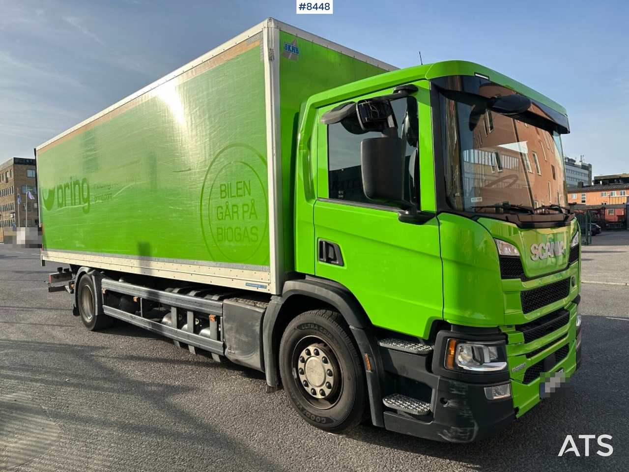 Gas powered Box Truck Scania P280 - Skapbil: bilde 2 Gas powered Box Truck Scania P280 - Skapbil: bilde 2