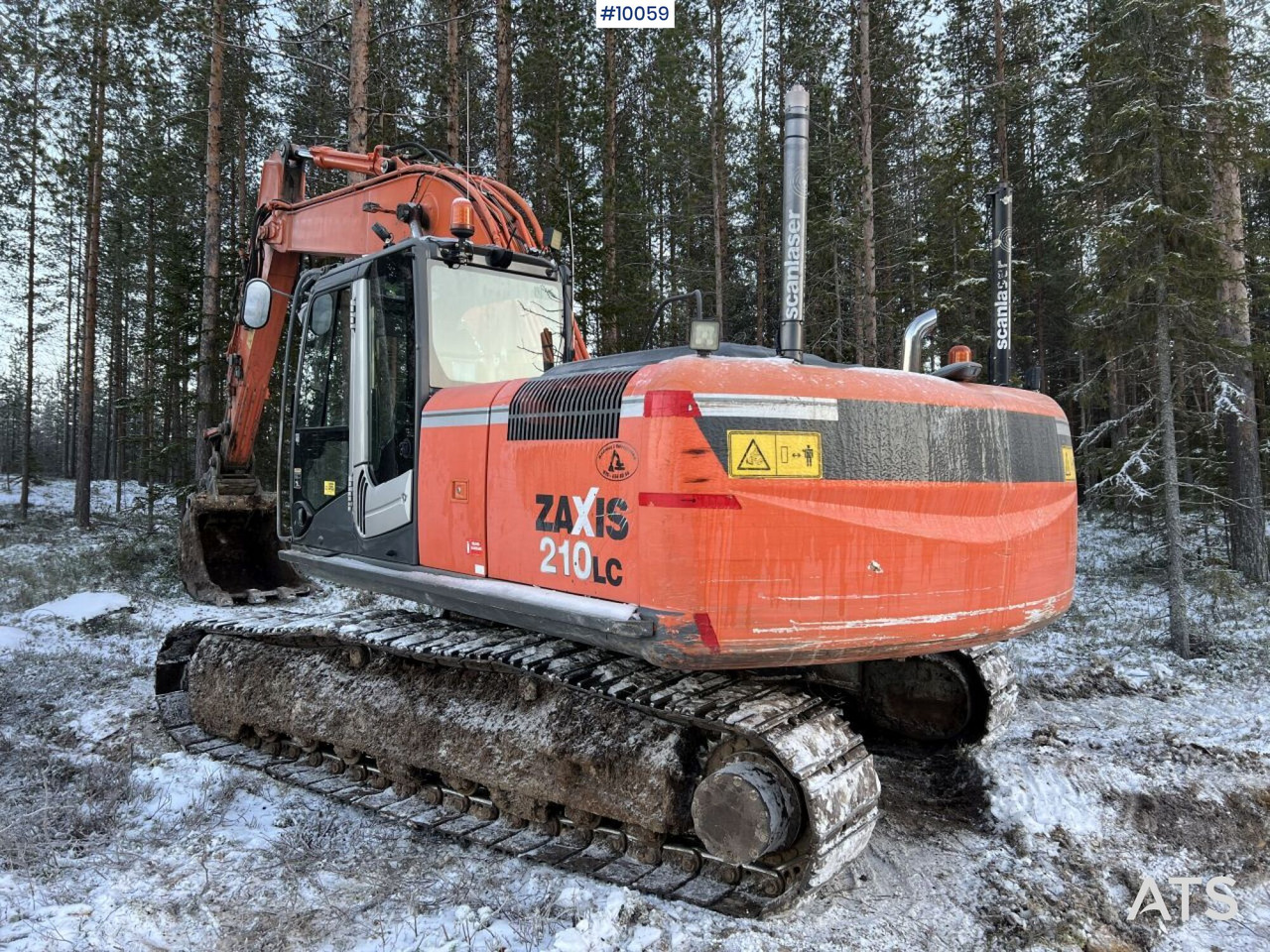 Hitachi ZX210LC-3 Excavator with rotor and tooth bucket - Beltegraver: bilde 2 Hitachi ZX210LC-3 Excavator with rotor and tooth bucket - Beltegraver: bilde 2