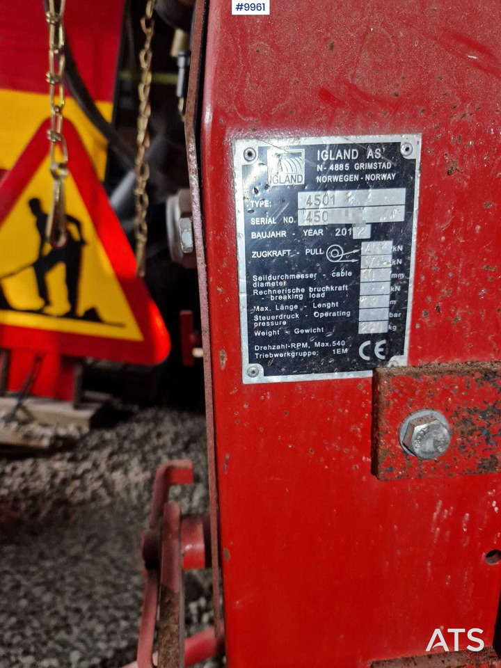 Igland luning winch - Vinsj: bilde 2 Igland luning winch - Vinsj: bilde 2