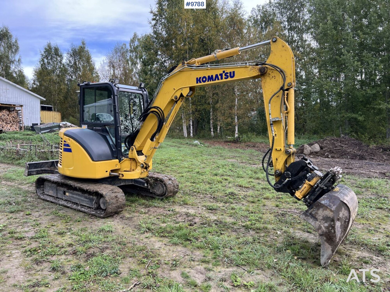 KOMATSU PC55MR-5E0 Excavator with attachments (SEE VIDEO) - Minigraver: bilde 2 KOMATSU PC55MR-5E0 Excavator with attachments (SEE VIDEO) - Minigraver: bilde 2