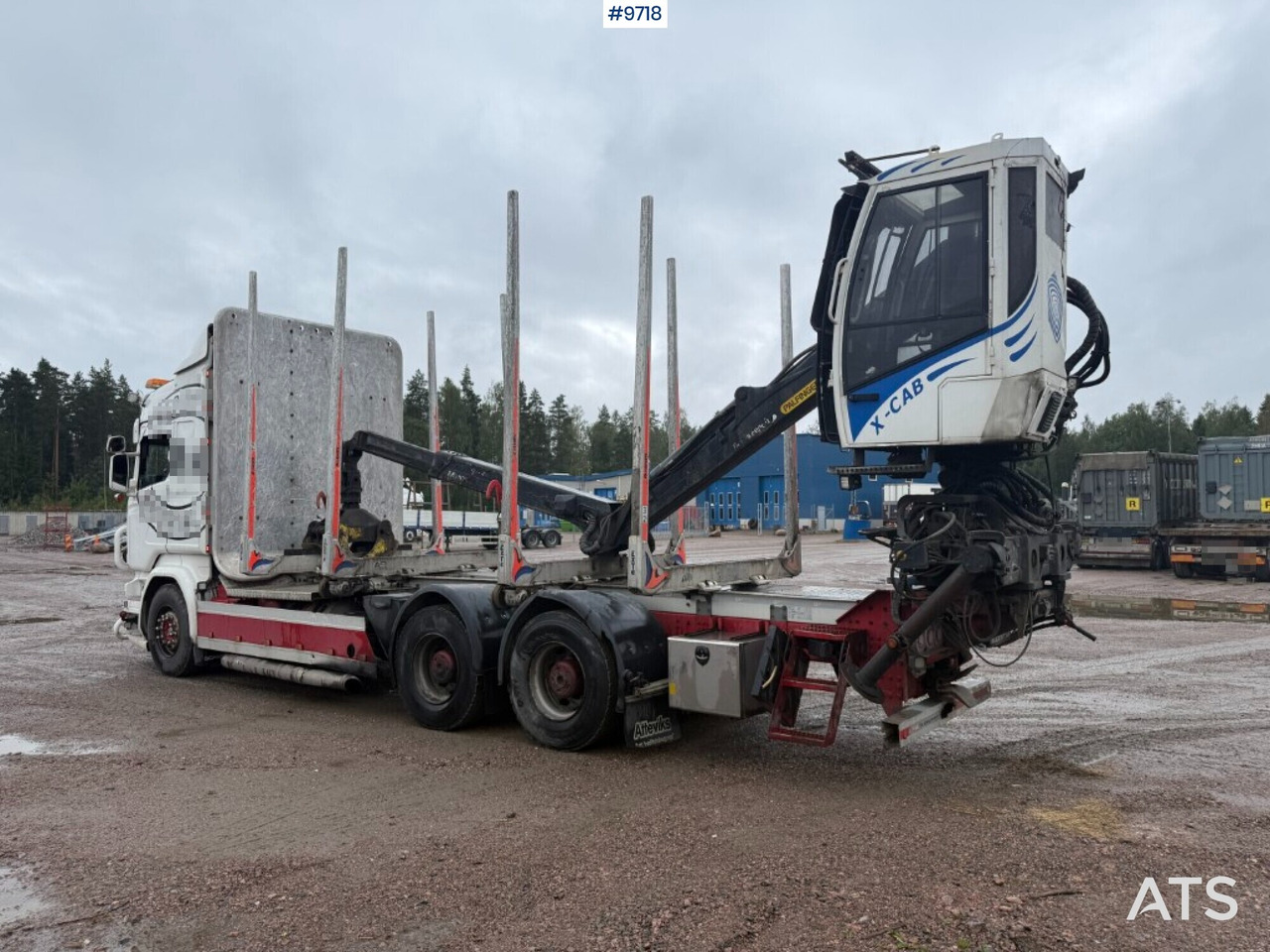 Log truck Scania R520 with crane - Tømmerbil, Kranbil: bilde 3 Log truck Scania R520 with crane - Tømmerbil, Kranbil: bilde 3