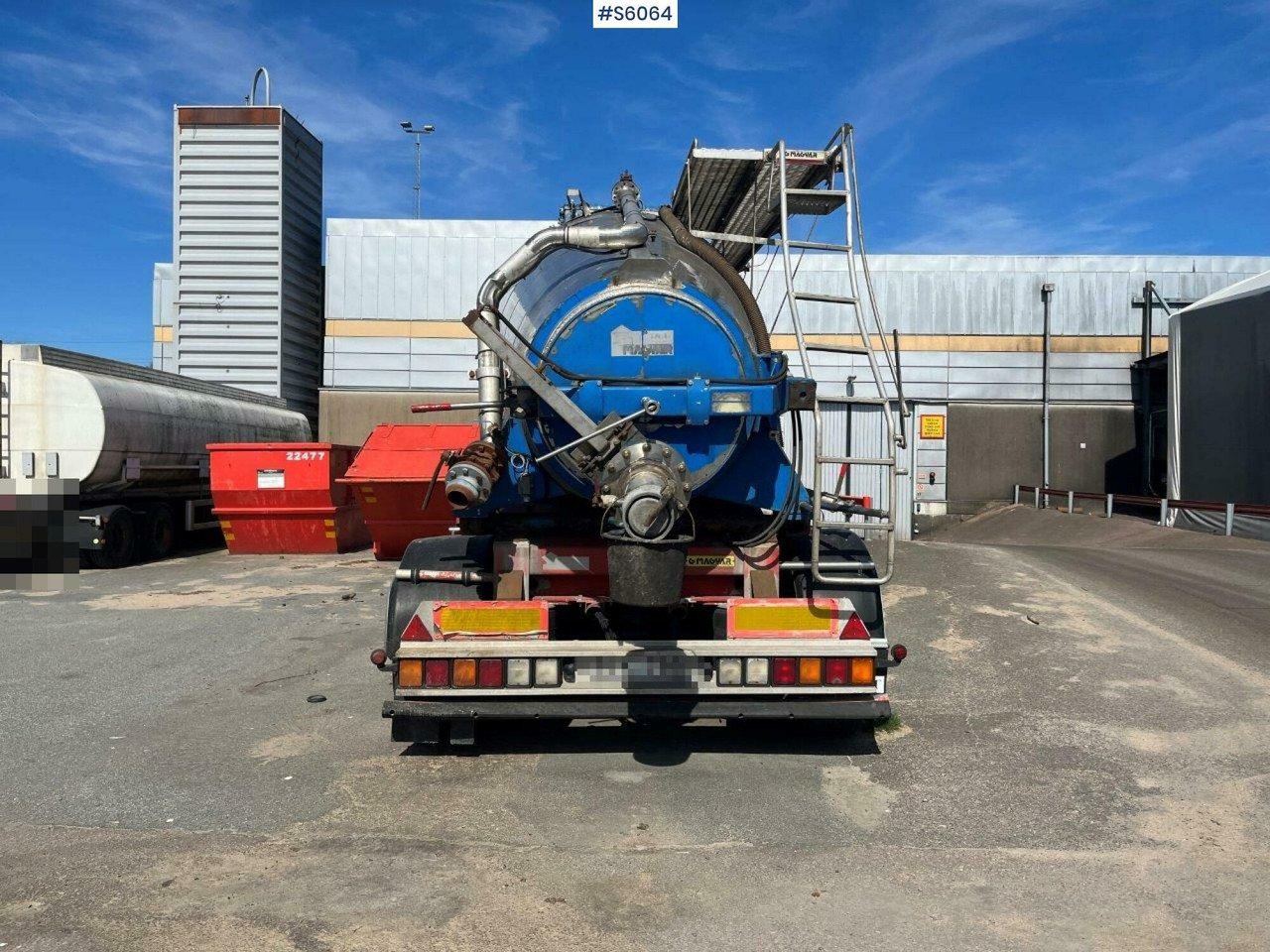Magyar 10160 Tank trailer with tipp - Tankhenger: bilde 5 Magyar 10160 Tank trailer with tipp - Tankhenger: bilde 5