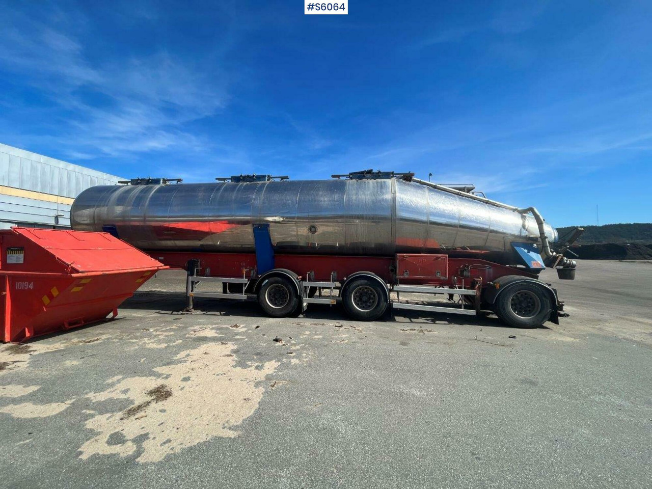 Magyar 10160 Tank trailer with tipp - Tankhenger: bilde 3 Magyar 10160 Tank trailer with tipp - Tankhenger: bilde 3