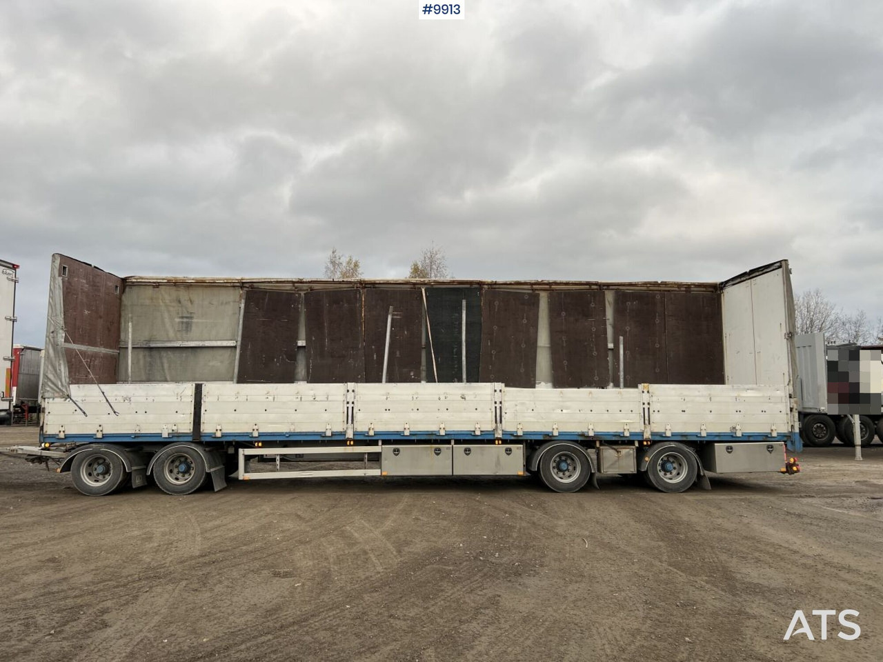 PARATOR SCV 18-20 Truck trailer with folding sides - Planhenger/ Flathenger: bilde 2 PARATOR SCV 18-20 Truck trailer with folding sides - Planhenger/ Flathenger: bilde 2