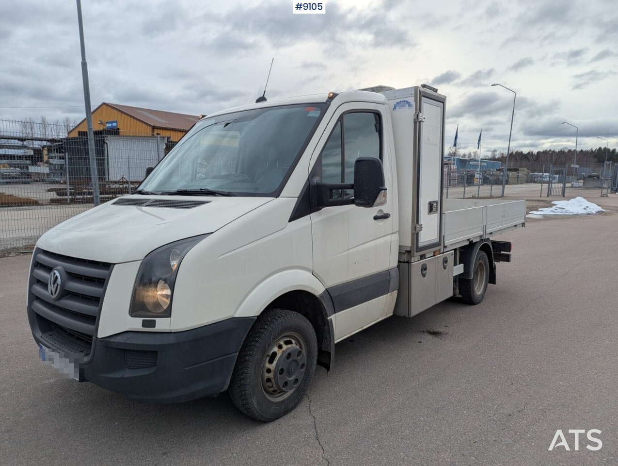 Pickup Crane Truck VW Crafter 50 2.5 TDI with HIAB crane (SEE VIDEO) - Kranbil: bilde 1 Pickup Crane Truck VW Crafter 50 2.5 TDI with HIAB crane (SEE VIDEO) - Kranbil: bilde 1
