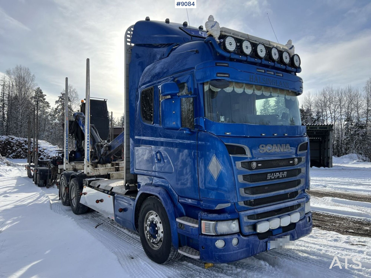 SCANIA R580 6X4 Logging truck with crane (VIDEO) - Tømmerbil: bilde 2 SCANIA R580 6X4 Logging truck with crane (VIDEO) - Tømmerbil: bilde 2