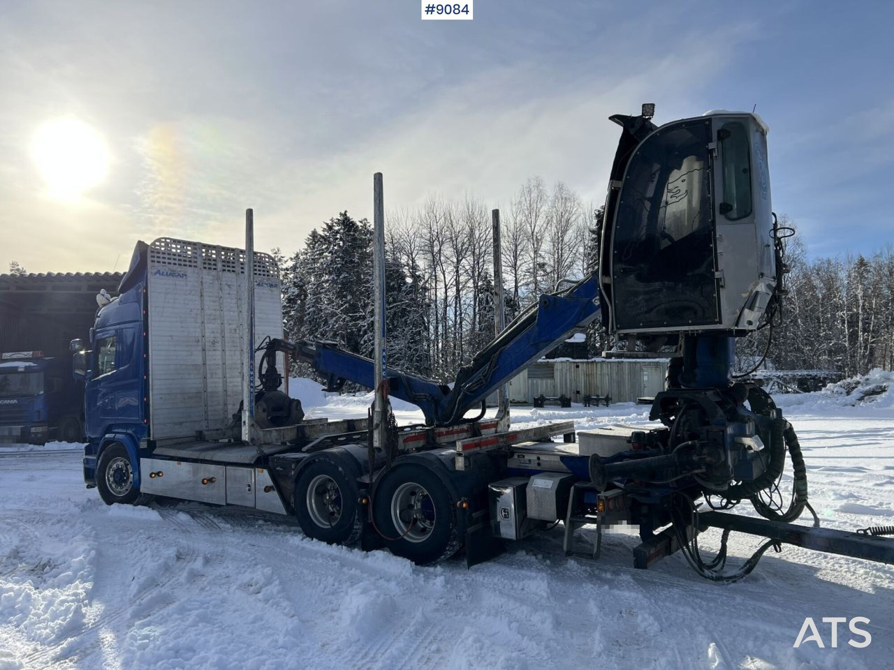 SCANIA R580 6X4 Logging truck with crane (VIDEO) - Tømmerbil: bilde 3 SCANIA R580 6X4 Logging truck with crane (VIDEO) - Tømmerbil: bilde 3