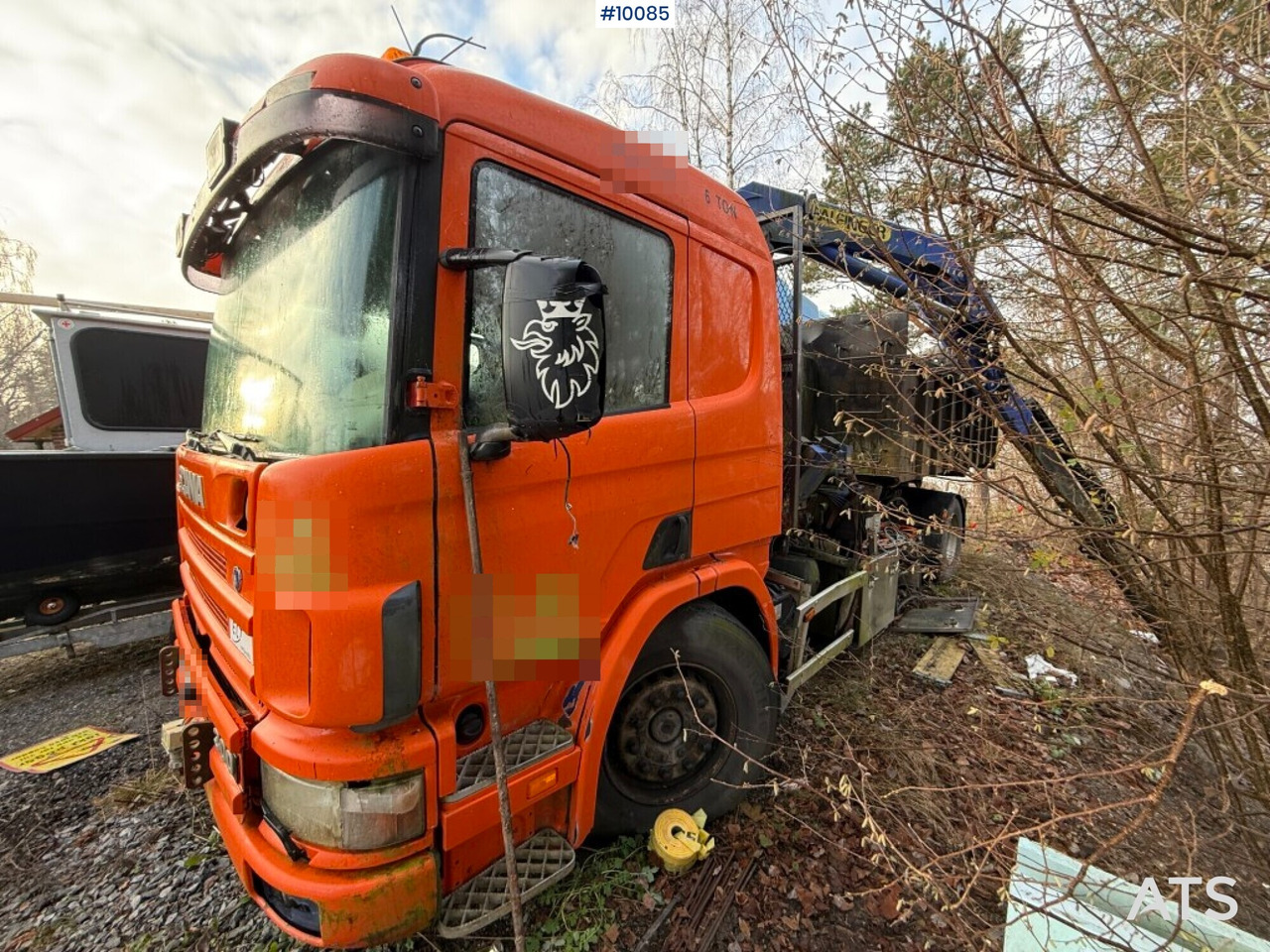 Scania P94G 300 Crane truck with flatbed Rep. object - Krokbil, Kranbil: bilde 4 Scania P94G 300 Crane truck with flatbed Rep. object - Krokbil, Kranbil: bilde 4
