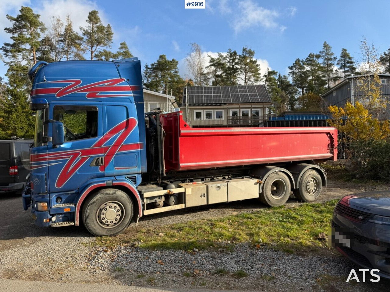 Scania R164 580 6X2 truck with flatbed - Planbil: bilde 3 Scania R164 580 6X2 truck with flatbed - Planbil: bilde 3