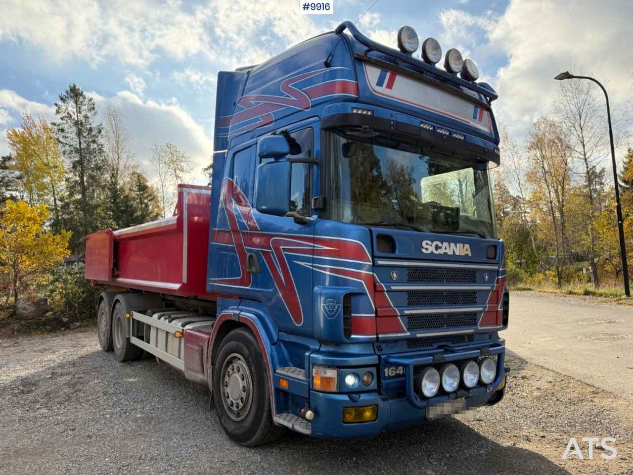 Scania R164 580 6X2 truck with flatbed - Planbil: bilde 2 Scania R164 580 6X2 truck with flatbed - Planbil: bilde 2