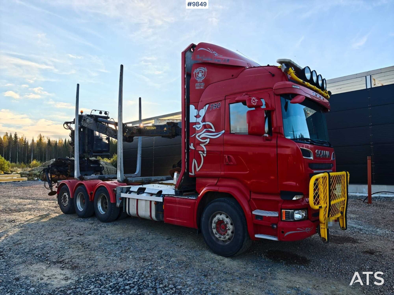 Scania R730 Tridem Timber Truck with Loglift F125S Crane (VIDEO) - Tømmerbil, Kranbil: bilde 2 Scania R730 Tridem Timber Truck with Loglift F125S Crane (VIDEO) - Tømmerbil, Kranbil: bilde 2