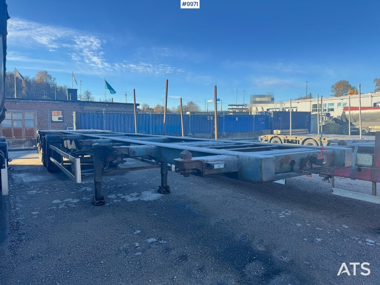 Schweriner CS40 container chassis. - Chassis semitrailer: bilde 1 Schweriner CS40 container chassis. - Chassis semitrailer: bilde 1