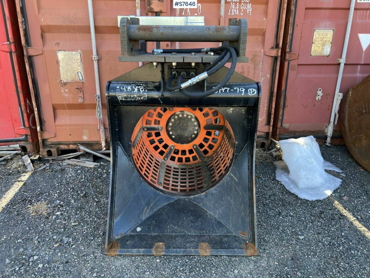 Screen bucket with S70 bracket - Sorteringsskuffe: bilde 2 Screen bucket with S70 bracket - Sorteringsskuffe: bilde 2