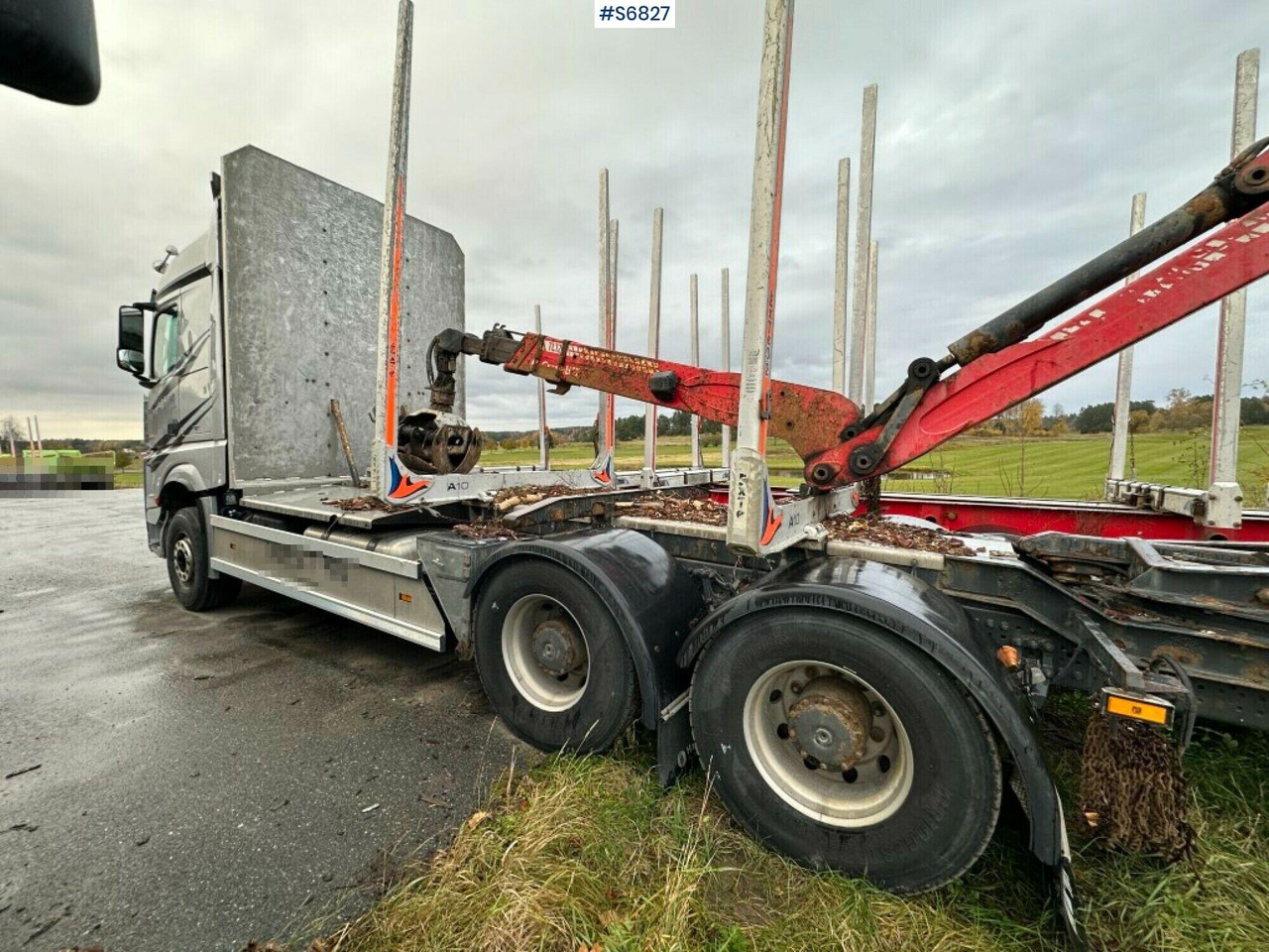 Timber truck Mercedes-Benz Arocs 2863 with crane - Tømmerbil: bilde 2 Timber truck Mercedes-Benz Arocs 2863 with crane - Tømmerbil: bilde 2