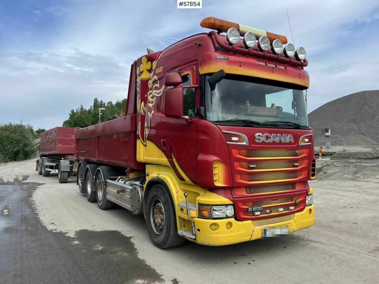 Tipper Truck Scania R500 with side tipper and ORY T 10 Tipper trailer - Tippbil, Tipphenger: bilde 2 Tipper Truck Scania R500 with side tipper and ORY T 10 Tipper trailer - Tippbil, Tipphenger: bilde 2