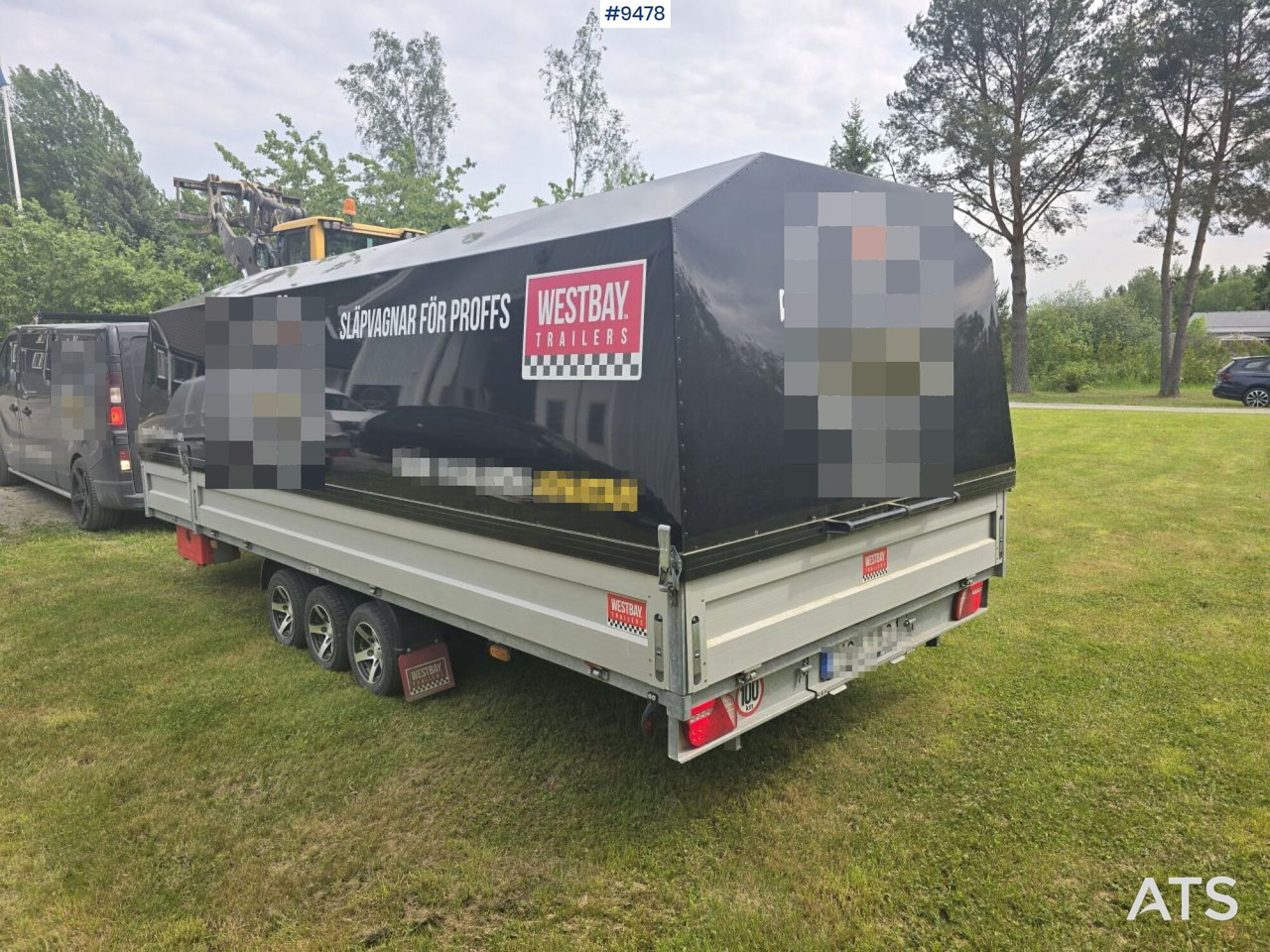 Trailer Agados Adam 15 with tipper and winch - Tipphenger: bilde 2 Trailer Agados Adam 15 with tipper and winch - Tipphenger: bilde 2