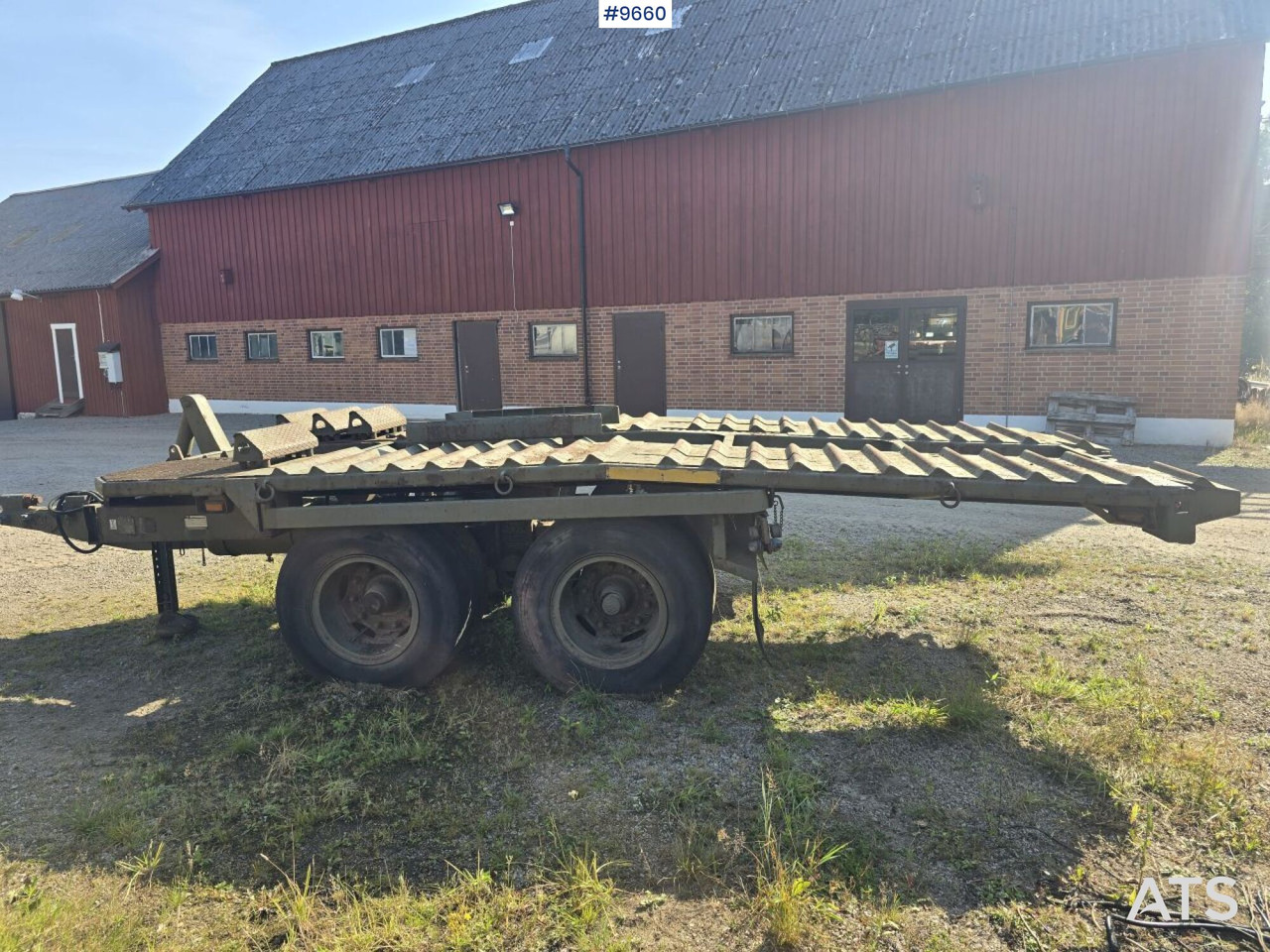 Transport trailer with automatic tipping - Tipphenger: bilde 1 Transport trailer with automatic tipping - Tipphenger: bilde 1