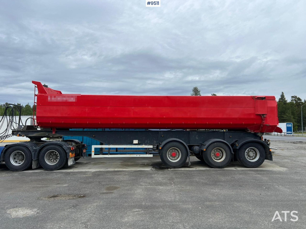 Trekkvogn, Tipphenger Volvo FH 480 Tractor unit with tipper trailer: bilde 20