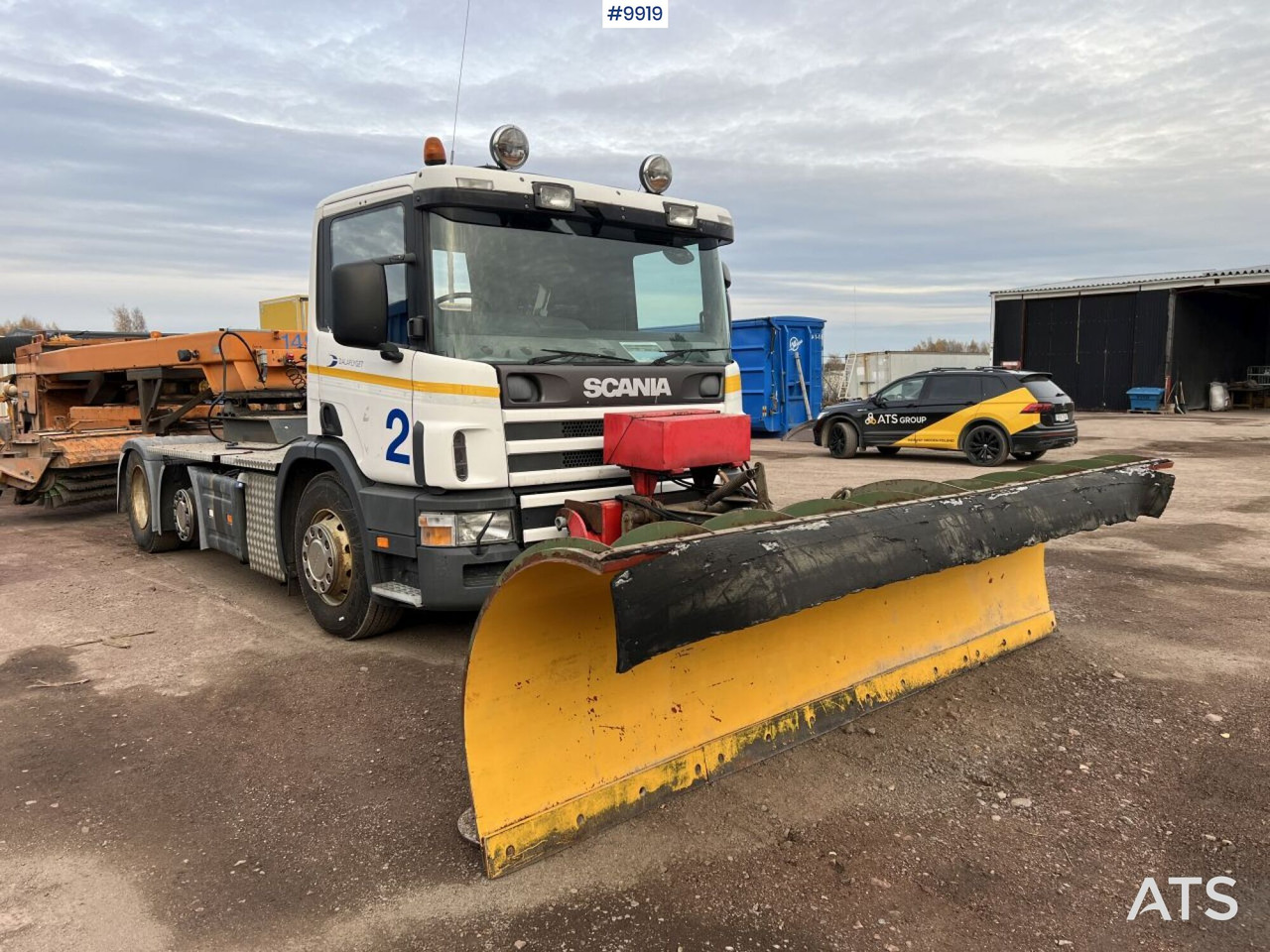 Unregistered Scania P94 snow plow truck with sweeper roller - Brøytebil: bilde 1 Unregistered Scania P94 snow plow truck with sweeper roller - Brøytebil: bilde 1