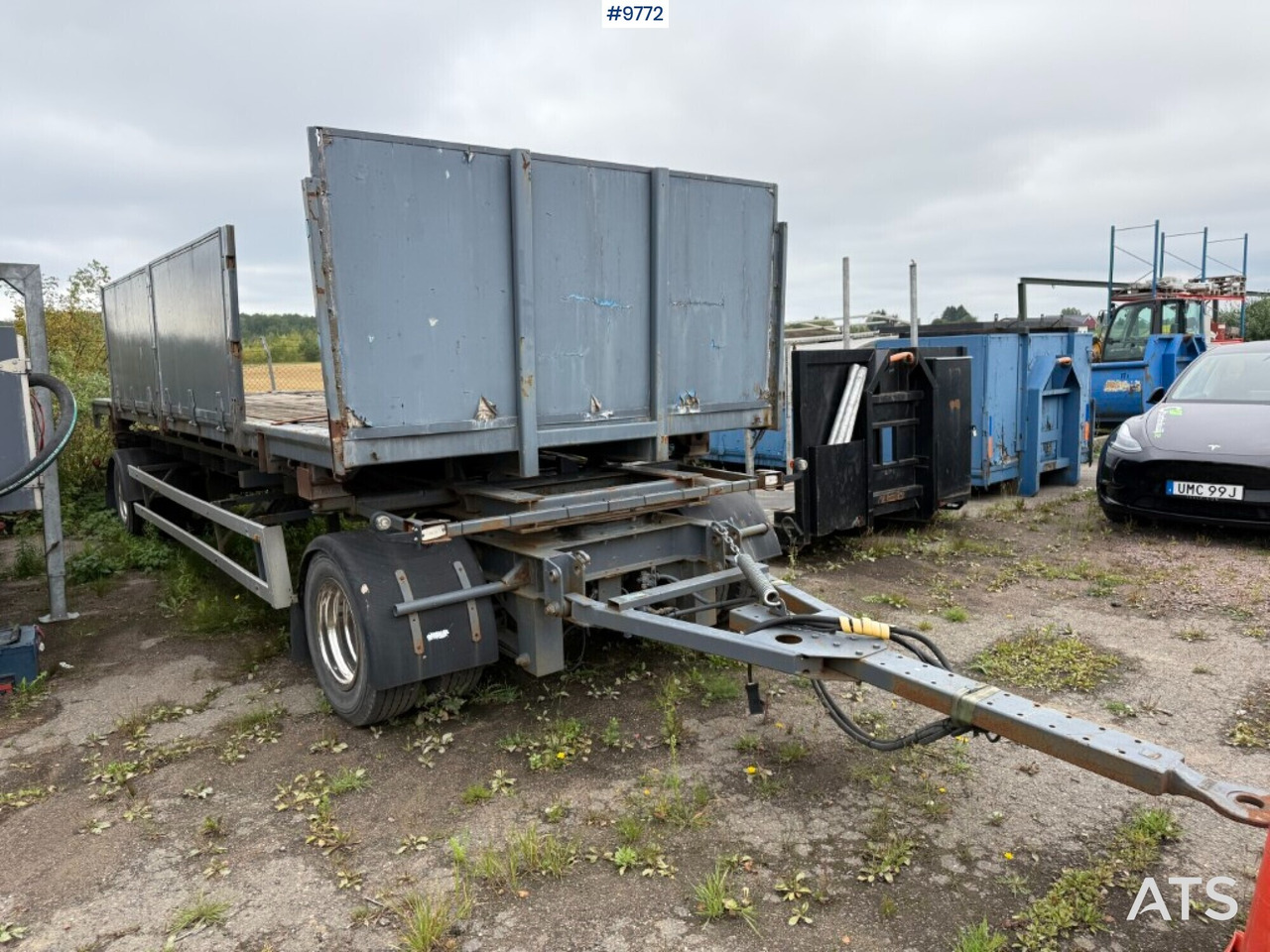 VAN HAAL R20 Hooklift body with removable flatbed - Krokhenger/ Liftdumper henger, Planpåbygg: bilde 2 VAN HAAL R20 Hooklift body with removable flatbed - Krokhenger/ Liftdumper henger, Planpåbygg: bilde 2