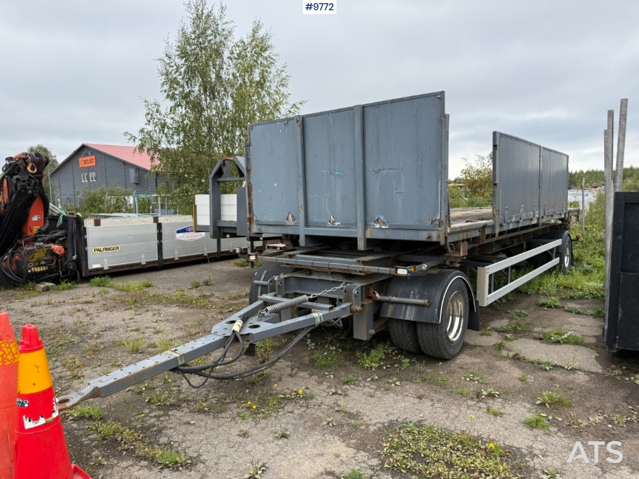 VAN HAAL R20 Hooklift body with removable flatbed - Krokhenger/ Liftdumper henger, Planpåbygg: bilde 1 VAN HAAL R20 Hooklift body with removable flatbed - Krokhenger/ Liftdumper henger, Planpåbygg: bilde 1