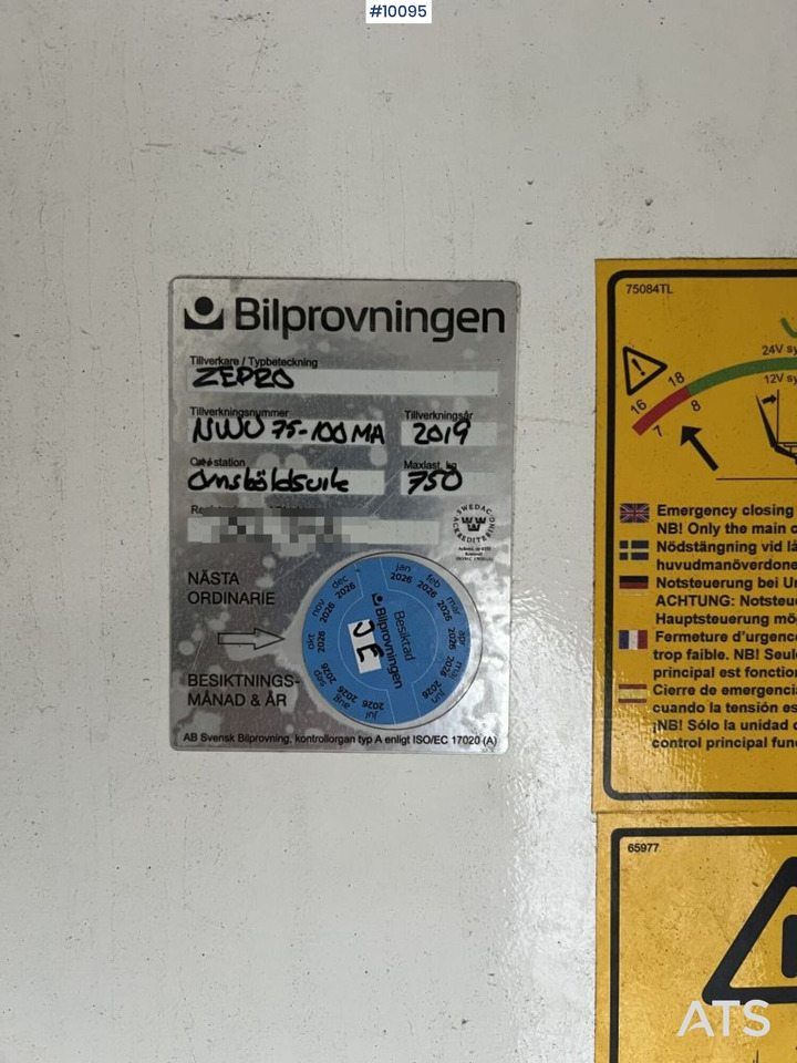 Varebil med skap VOLKSWAGEN CRAFTER with tailgate lift: bilde 18 Varebil med skap VOLKSWAGEN CRAFTER with tailgate lift: bilde 18