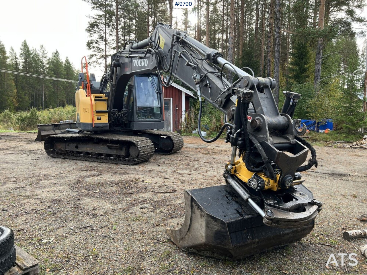 VOLVO ECR145 EL Excavator with attachments - Beltegraver: bilde 3 VOLVO ECR145 EL Excavator with attachments - Beltegraver: bilde 3