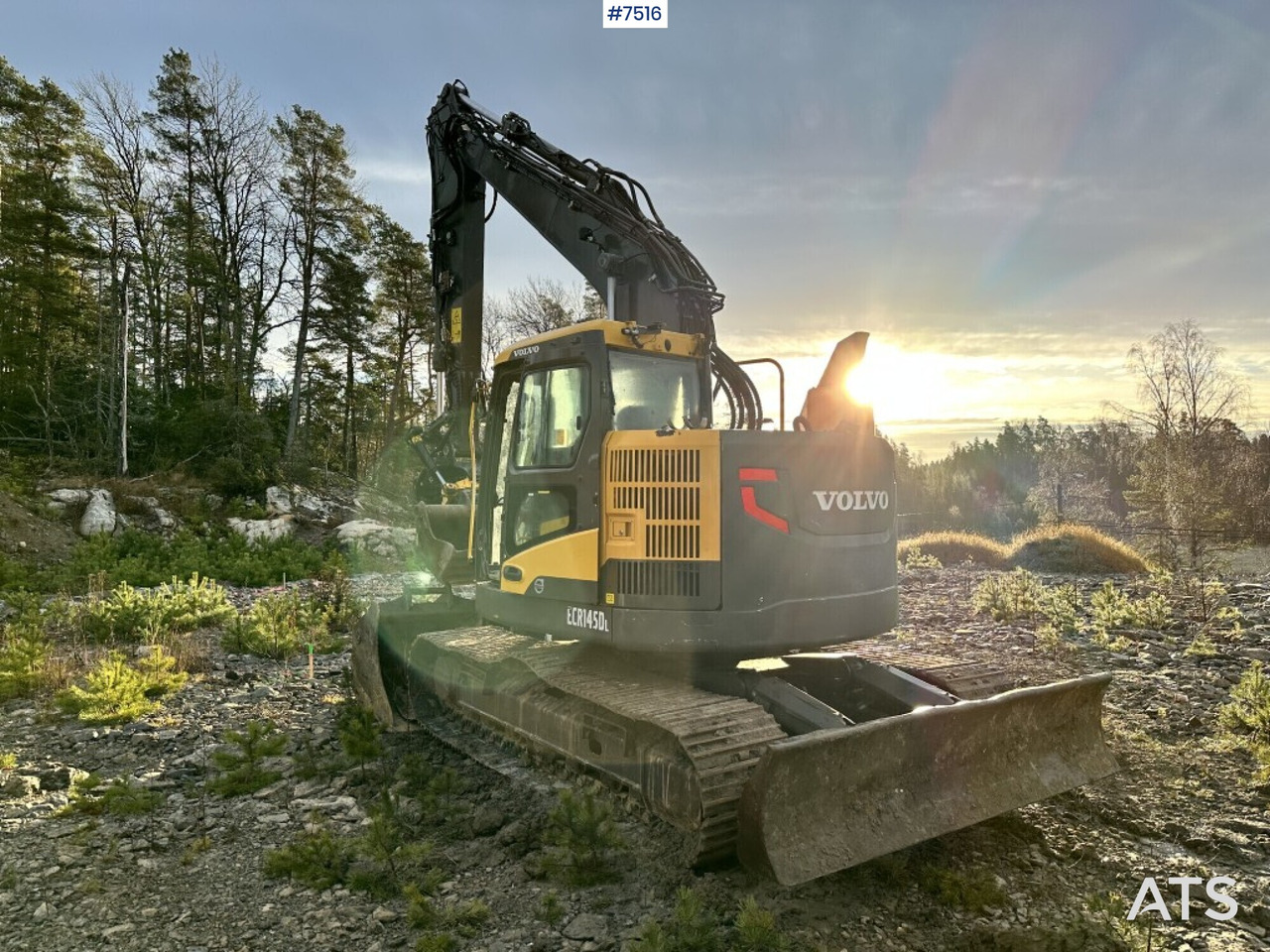 Volvo ECR145DL Crawler excavator with rotor and buckets - Beltegraver: bilde 5 Volvo ECR145DL Crawler excavator with rotor and buckets - Beltegraver: bilde 5