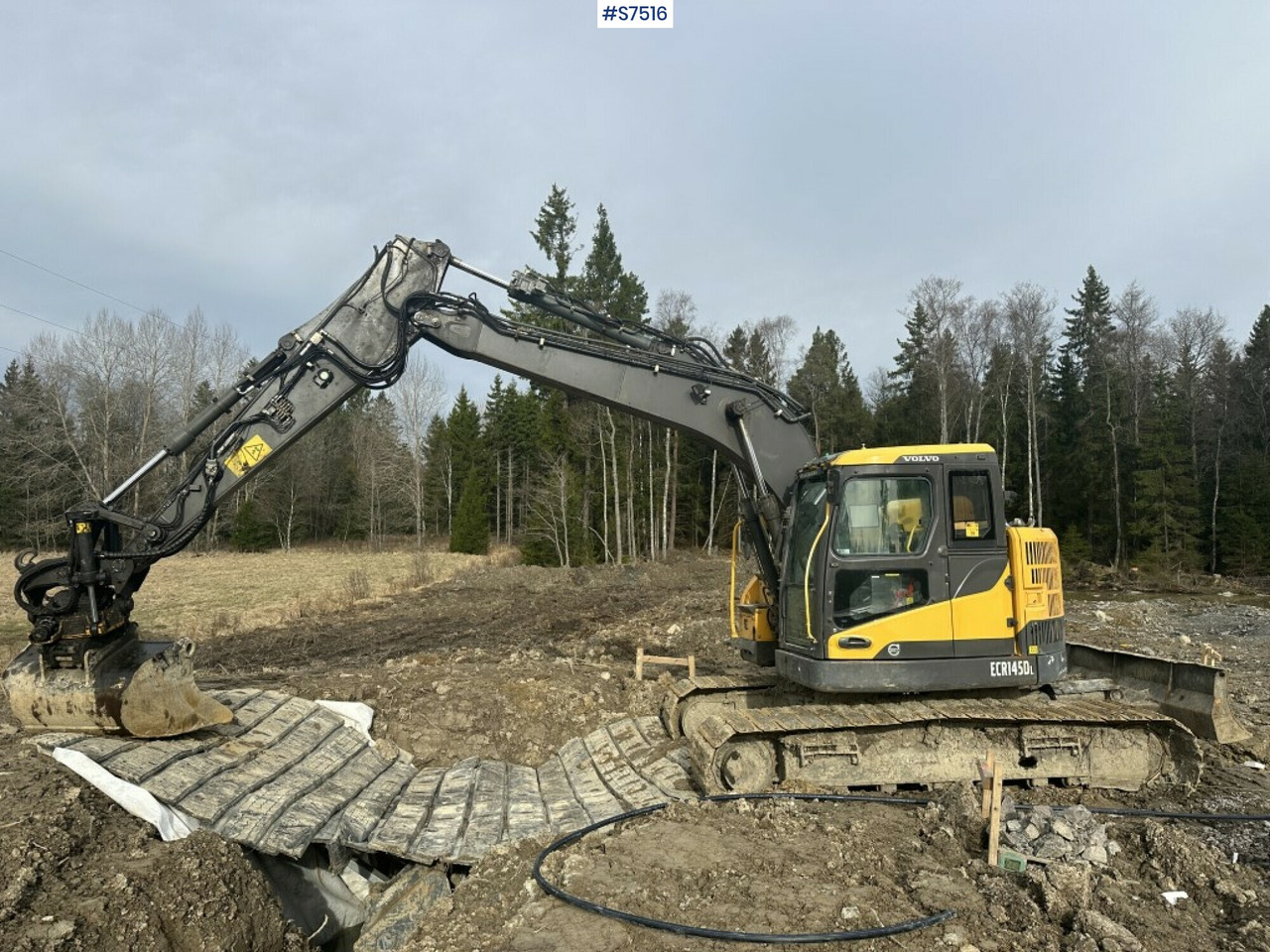 Volvo ECR145DL Crawler excavator with rotor and buckets - Beltegraver: bilde 2 Volvo ECR145DL Crawler excavator with rotor and buckets - Beltegraver: bilde 2