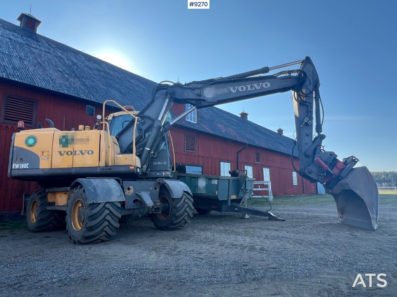 Volvo EW 160 C wheeled excavator (VIDEO) - Hjulgraver: bilde 1 Volvo EW 160 C wheeled excavator (VIDEO) - Hjulgraver: bilde 1