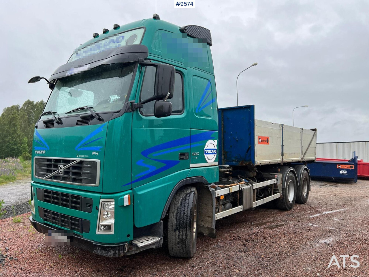 Volvo FH 520 6X4 Quick lock with flatbed - Planbil: bilde 1 Volvo FH 520 6X4 Quick lock with flatbed - Planbil: bilde 1