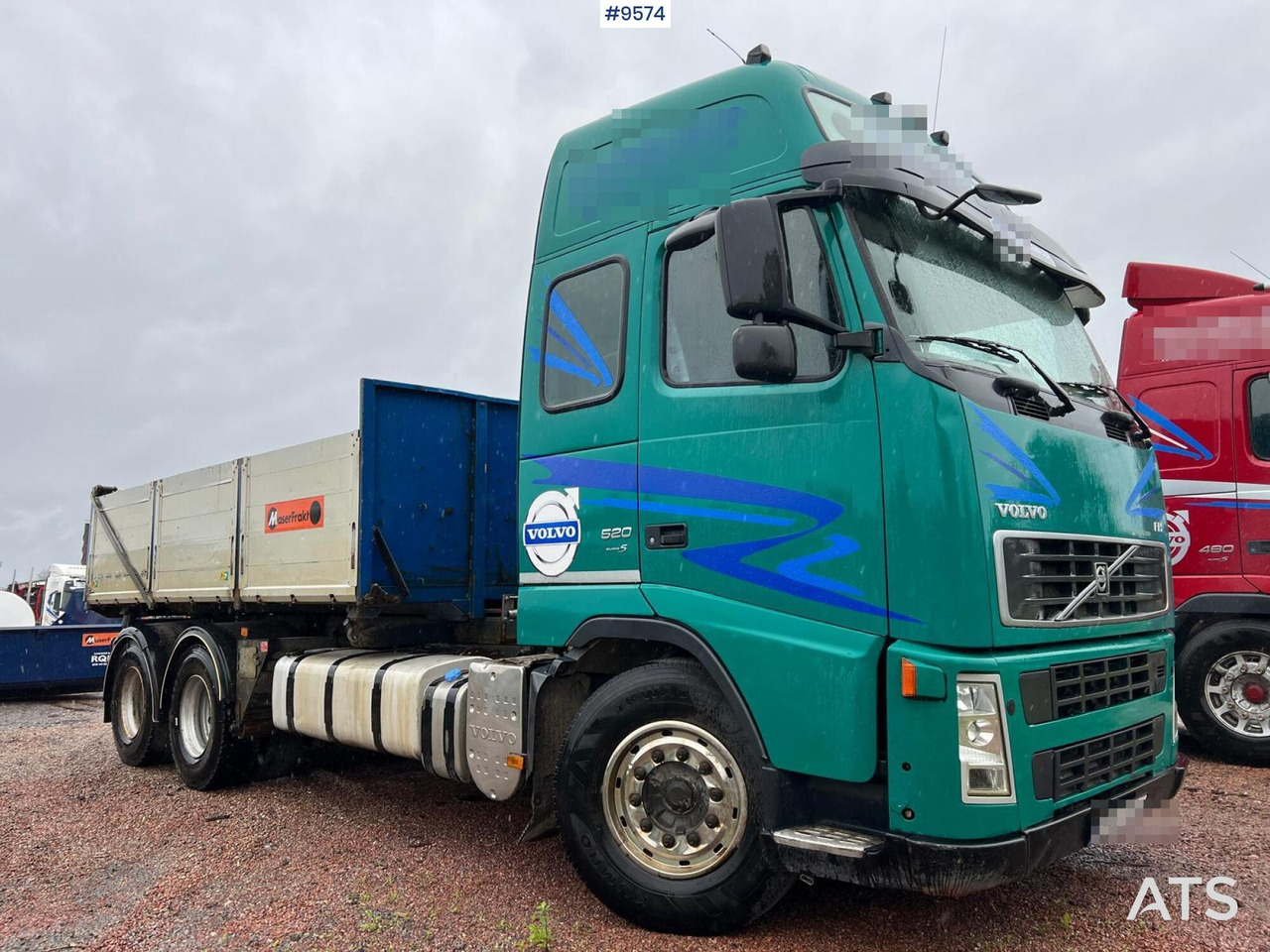Volvo FH 520 6X4 Quick lock with flatbed - Planbil: bilde 2 Volvo FH 520 6X4 Quick lock with flatbed - Planbil: bilde 2