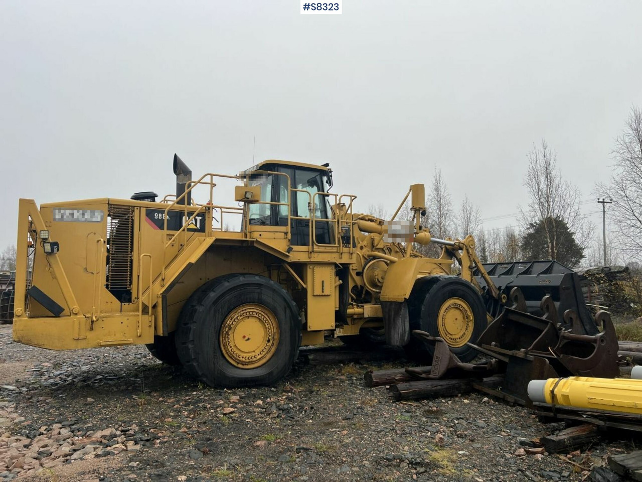 Hjullaster Wheel loader, CAT 988H with bucket: bilde 9