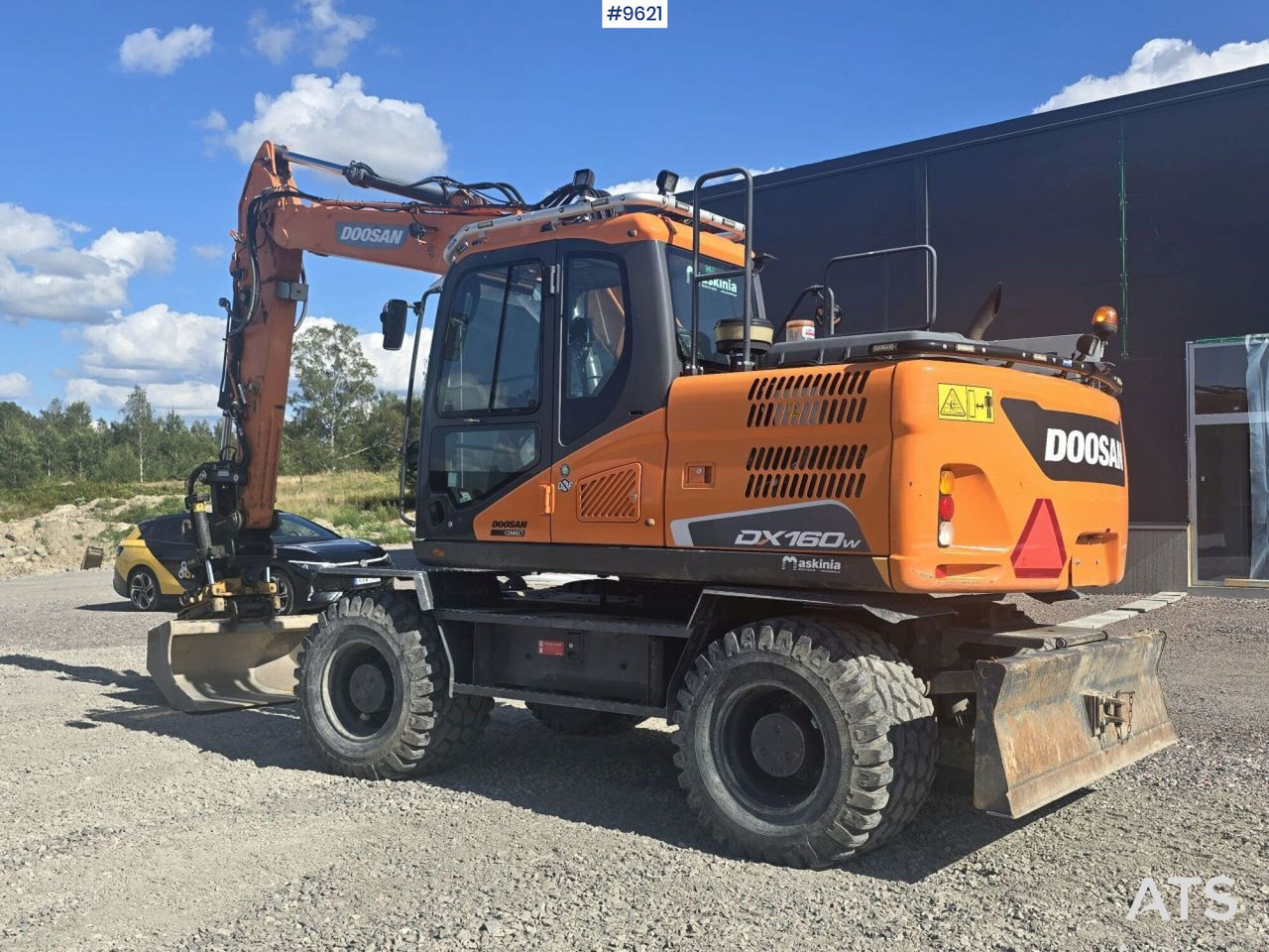 Wheeled Excavator Doosan DX160W with attachment and trailer - Hjulgraver: bilde 3 Wheeled Excavator Doosan DX160W with attachment and trailer - Hjulgraver: bilde 3