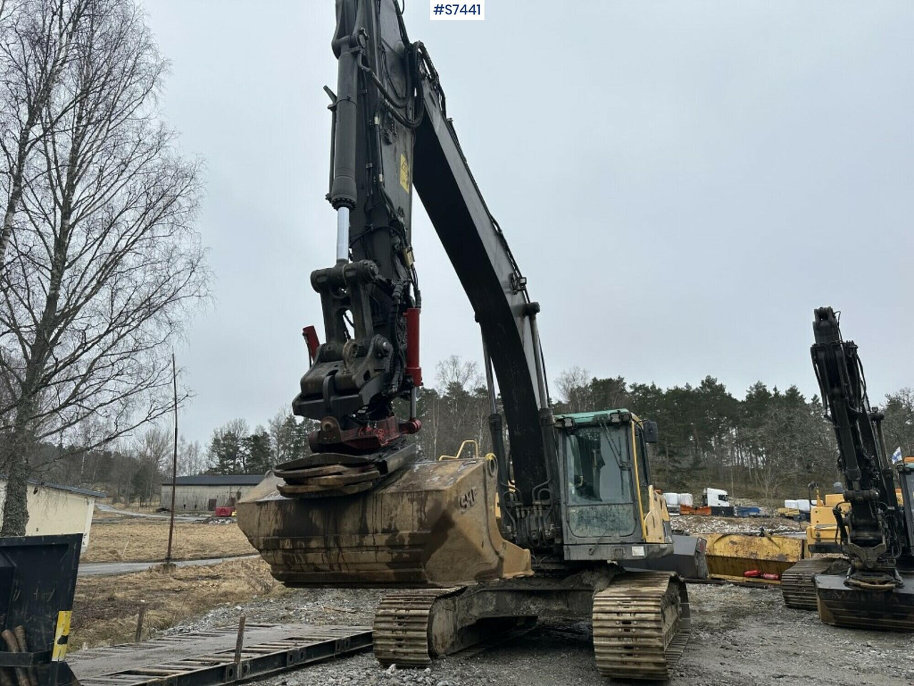 Beltegraver Wheeled excavator Volvo EC300 DL With rotor, digging system and buckets SEE VIDEO: bilde 13