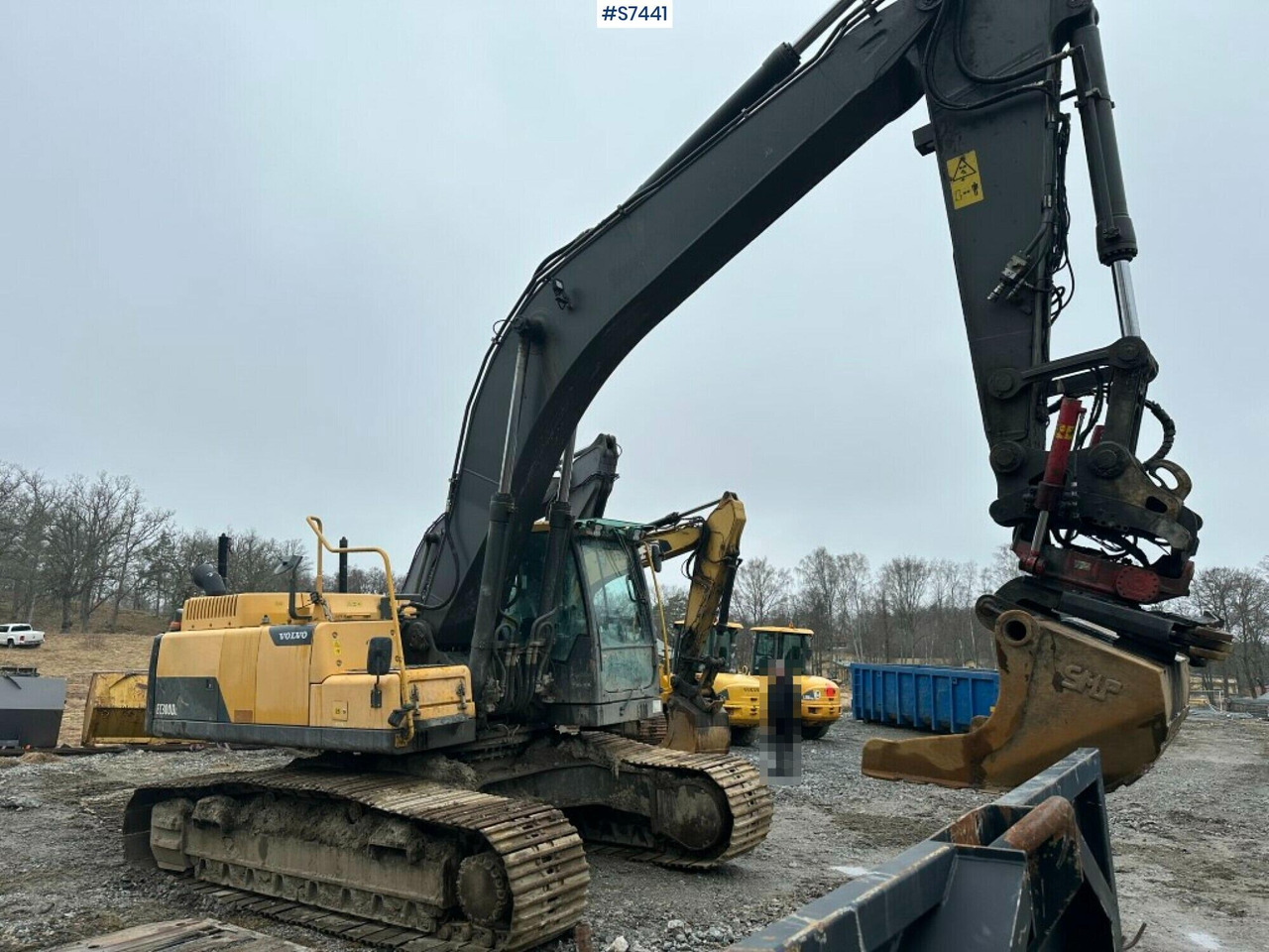 Beltegraver Wheeled excavator Volvo EC300 DL With rotor, digging system and buckets SEE VIDEO: bilde 14