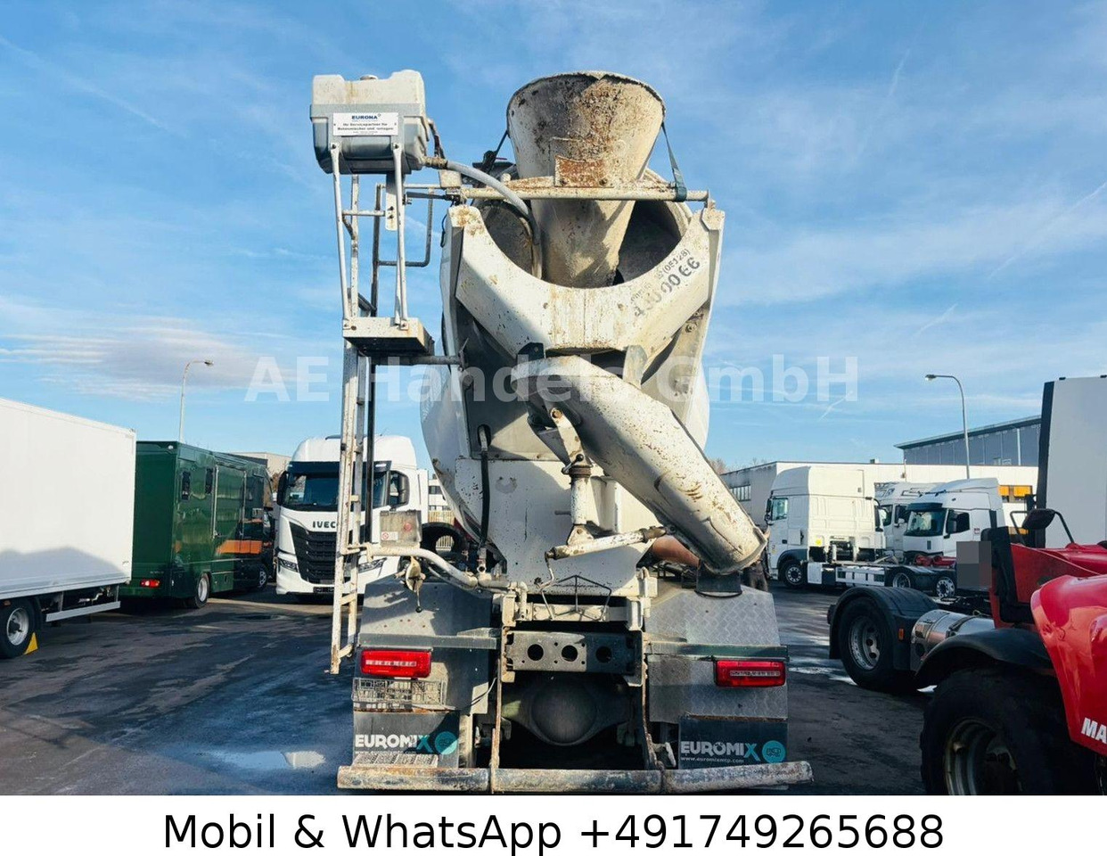 DAF CF 410 DayCab BB 8x4 Euromix EM 9m³ SL |Tempomat - Betongbil: bilde 4 DAF CF 410 DayCab BB 8x4 Euromix EM 9m³ SL |Tempomat - Betongbil: bilde 4