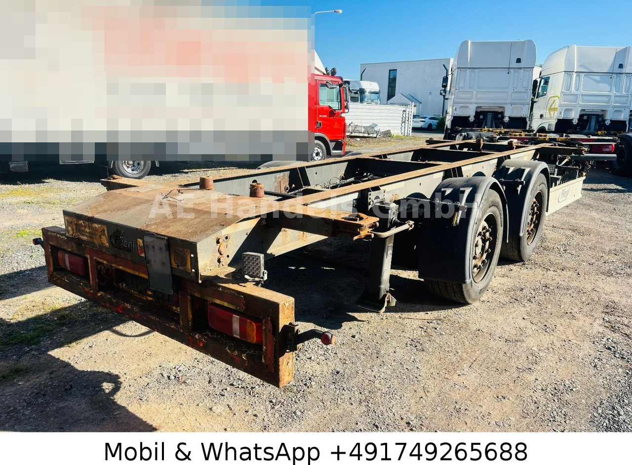 Fliegl TWP 180 Tandem BDF Tiefgekoppelt *Scheibenbremse - Container-transport/ Vekselflak tilhenger: bilde 5 Fliegl TWP 180 Tandem BDF Tiefgekoppelt *Scheibenbremse - Container-transport/ Vekselflak tilhenger: bilde 5