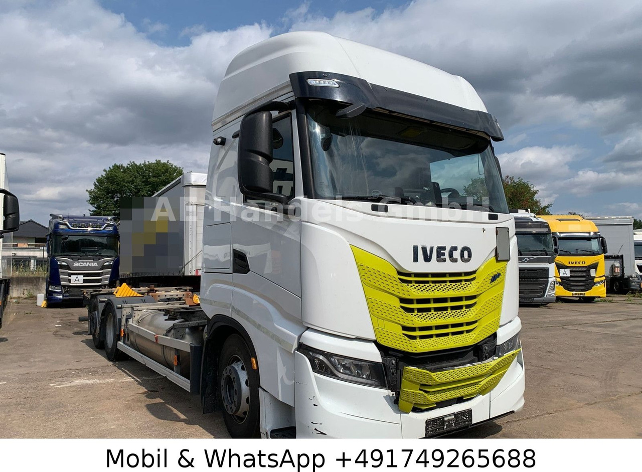 Iveco S-Way 460 LNG BDF 6x2 *Retarder/Lenk+Lift/AHK - Container-transport/ Vekselflak lastebil: bilde 1 Iveco S-Way 460 LNG BDF 6x2 *Retarder/Lenk+Lift/AHK - Container-transport/ Vekselflak lastebil: bilde 1