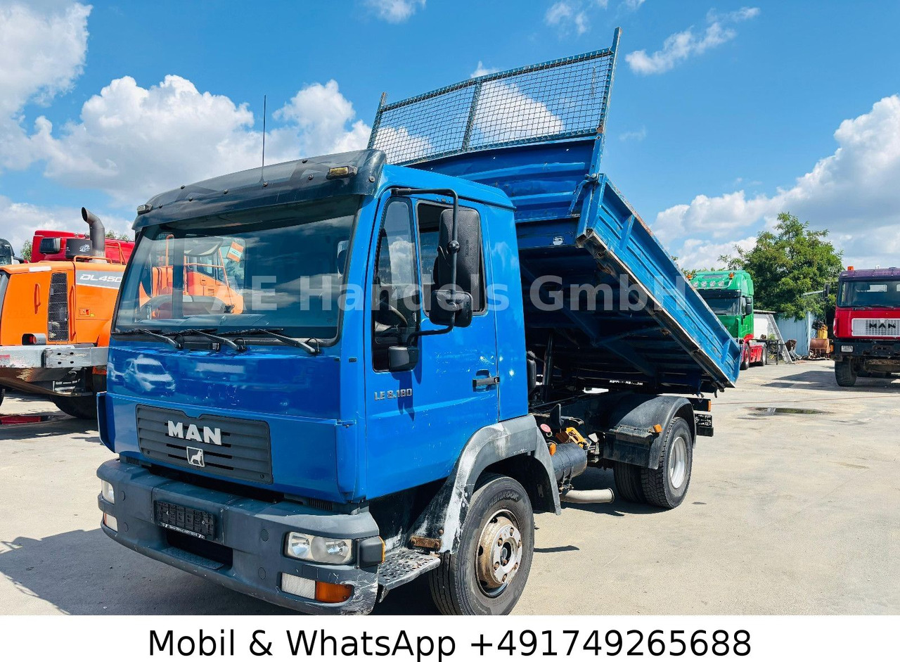 MAN LE 8.180 BB *Manual/Analog/MEILLER-4m³/TÜV-03.26 - Varebil med tipp: bilde 1 MAN LE 8.180 BB *Manual/Analog/MEILLER-4m³/TÜV-03.26 - Varebil med tipp: bilde 1
