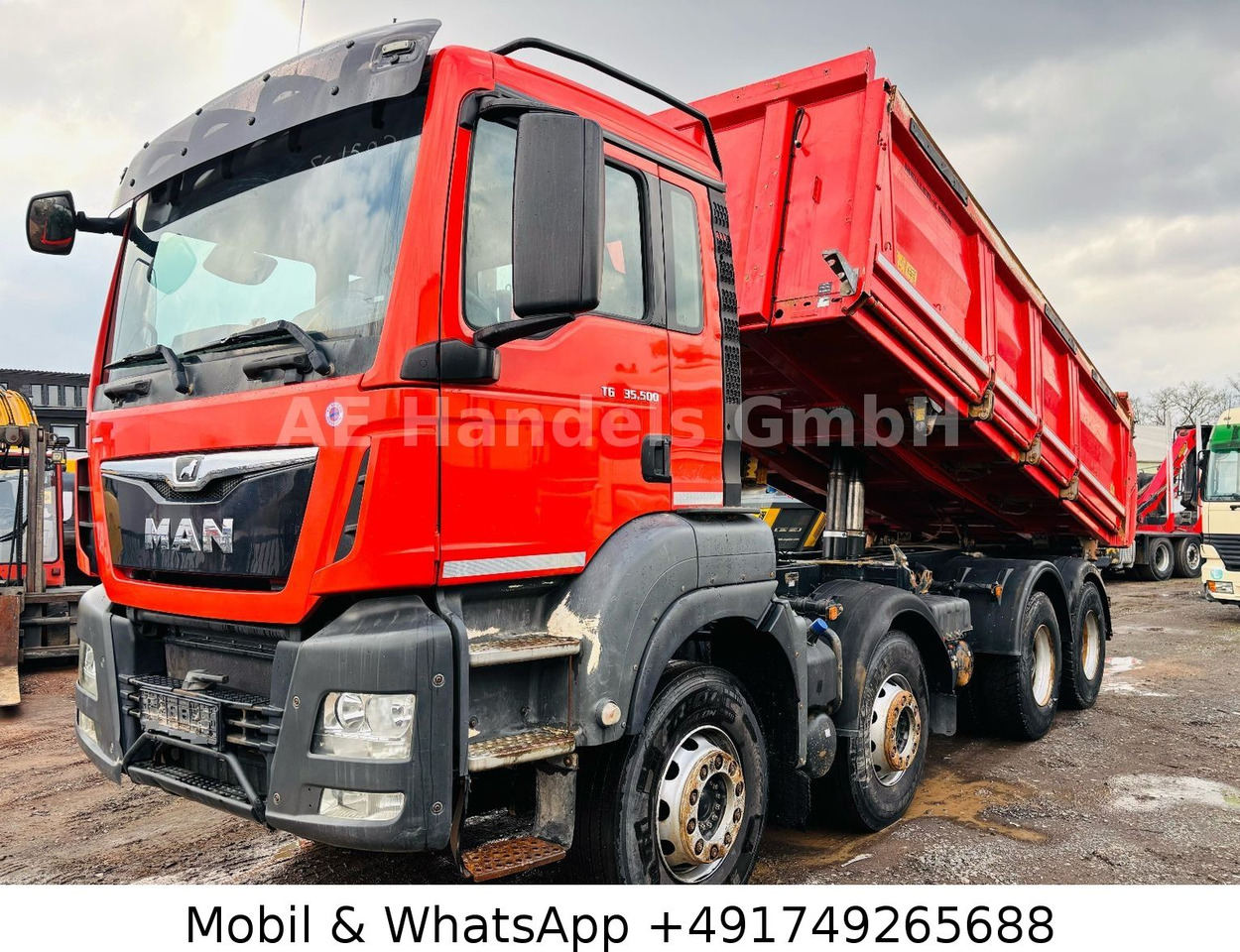 MAN TGS 35.500 M BB 8x4 *Intarder/Bordmatik/16m³/AP - Tippbil: bilde 1 MAN TGS 35.500 M BB 8x4 *Intarder/Bordmatik/16m³/AP - Tippbil: bilde 1
