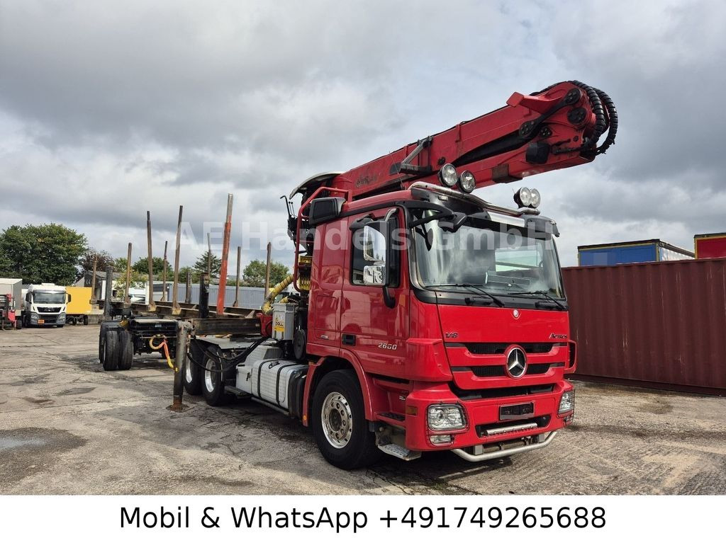 Mercedes-Benz Actros III 2660 L BL 6x4 *Retarder/AP/Palfinger - Tømmerbil: bilde 1 Mercedes-Benz Actros III 2660 L BL 6x4 *Retarder/AP/Palfinger - Tømmerbil: bilde 1