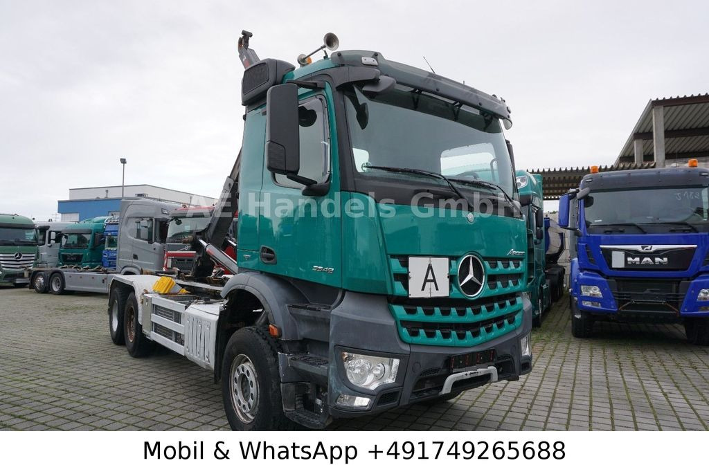 Mercedes-Benz Arocs IV 3348 M BB 6x4 Hiab-XR-21-S-56 *Retarder - Krokbil: bilde 1 Mercedes-Benz Arocs IV 3348 M BB 6x4 Hiab-XR-21-S-56 *Retarder - Krokbil: bilde 1